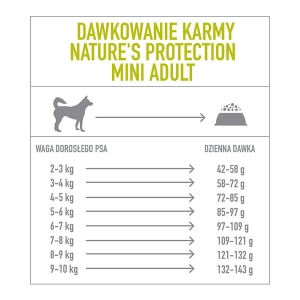NATURE'S PROTECTION Mini Adult Poultry with Krill 2 kg